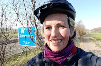 Ausflüge, Unsere Pressesprecherin auf Fahrradtour. - Selfie | (c) Nadine Hüner