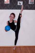 Heimtraining, Melina (5 Jahre). Das scheint Spaß zu machen. | (c) Familie Sakschewski