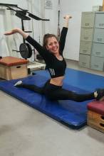 Heimtraining, Turnabteilung: Hannah Patzke Trainerin beim Mädchenturnen. | (c) Hannah Patzke