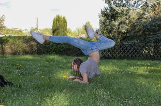 Outdoortraining, Abteilung RSG: Nikoleta (11 Jahre) hat den Swag! | (c) Familie Papadopoulou
