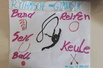 Kreatives, Abteilung RSG: Liana (9 Jahre) grüßt alle mit diesem tollen Bild. | (c) Familie Sakschewski